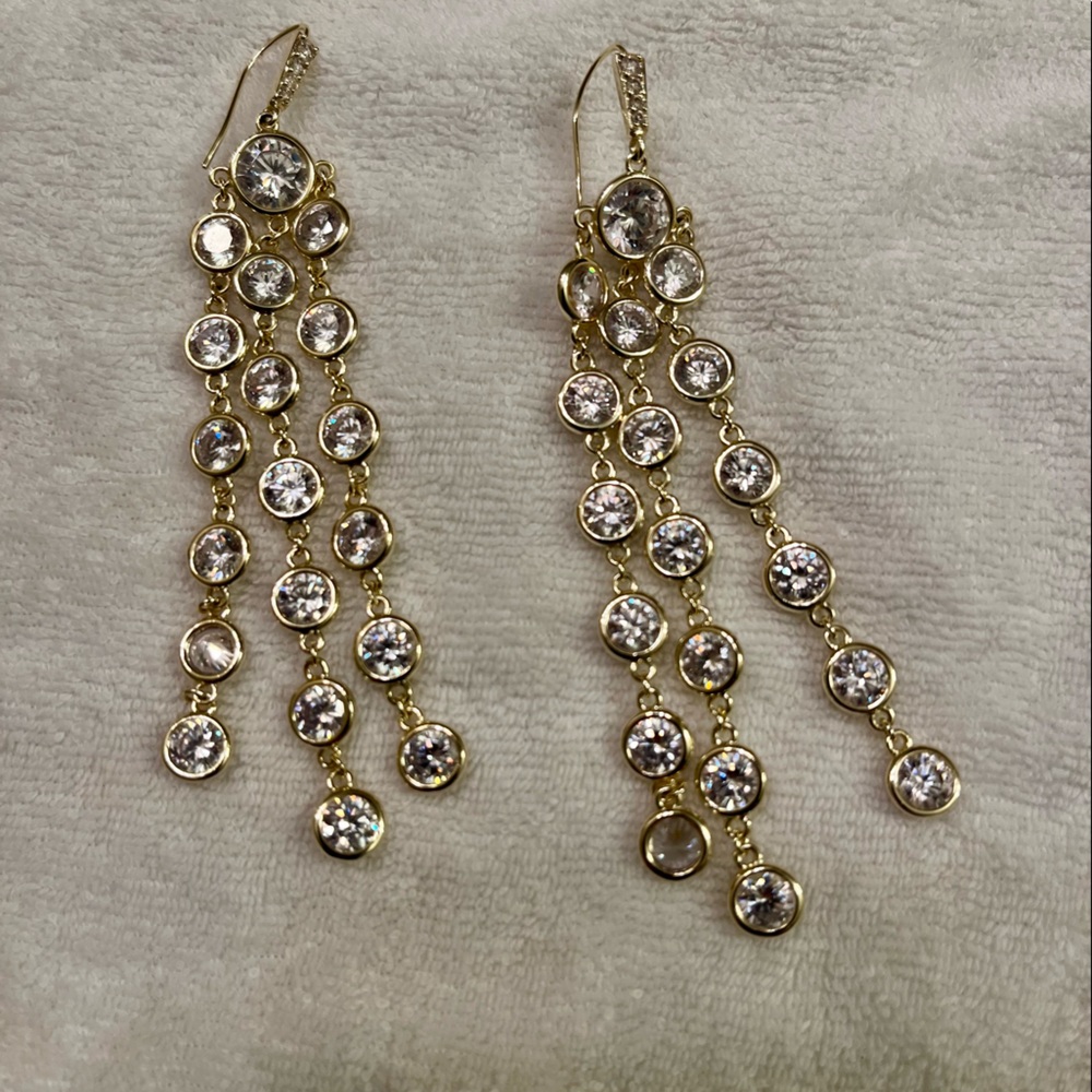 Daya Statement Earrings in Gold